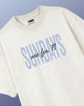 Off-white unisex T-shirt con stampa “Share for 71” blu