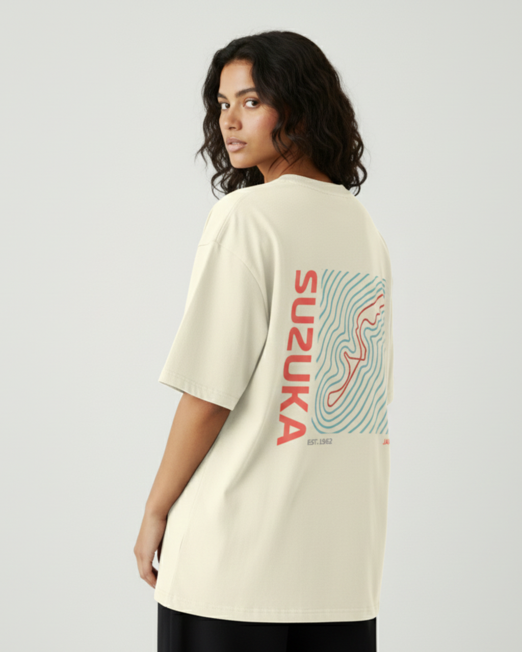 Suzuka Circuit F1 Unisex Oversized T-shirt