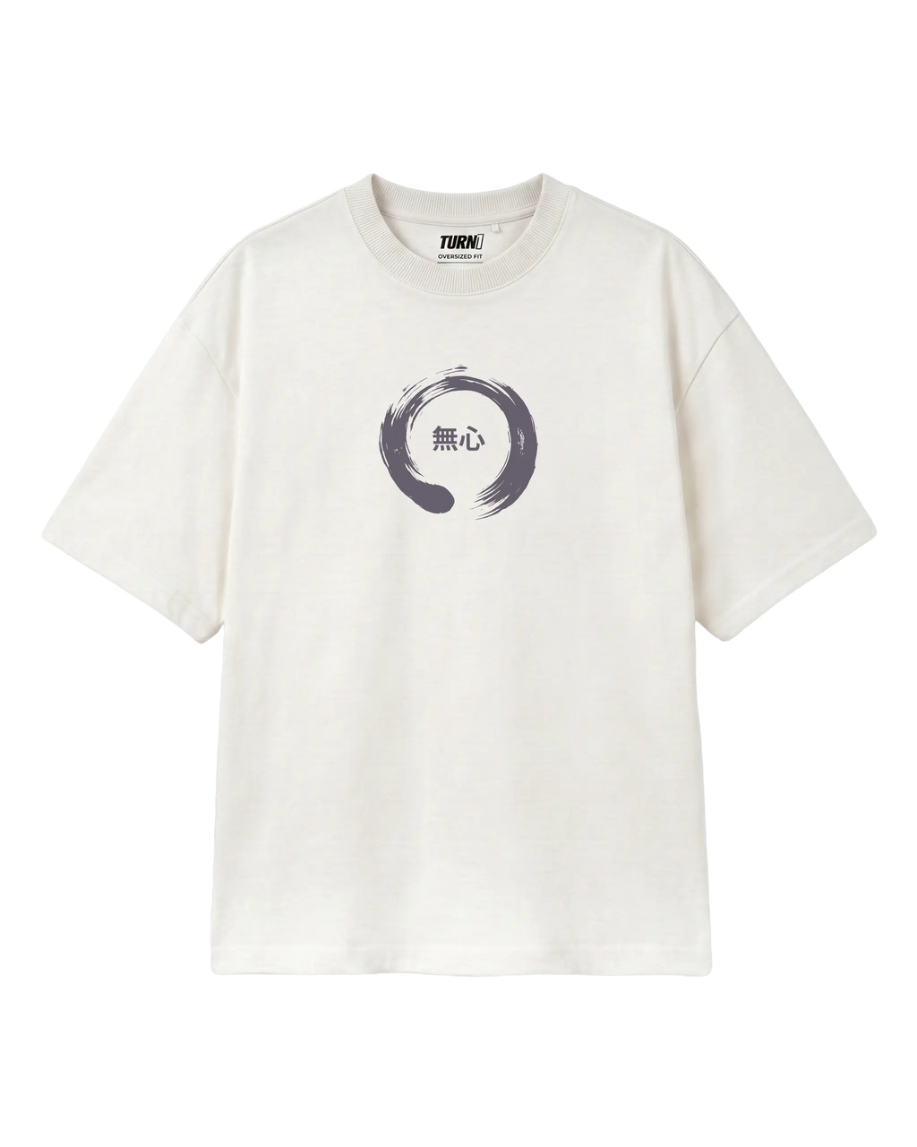 Tokyo Race Vibes F1 Unisex Oversized T-shirt Off-White Front View | Turn1 India