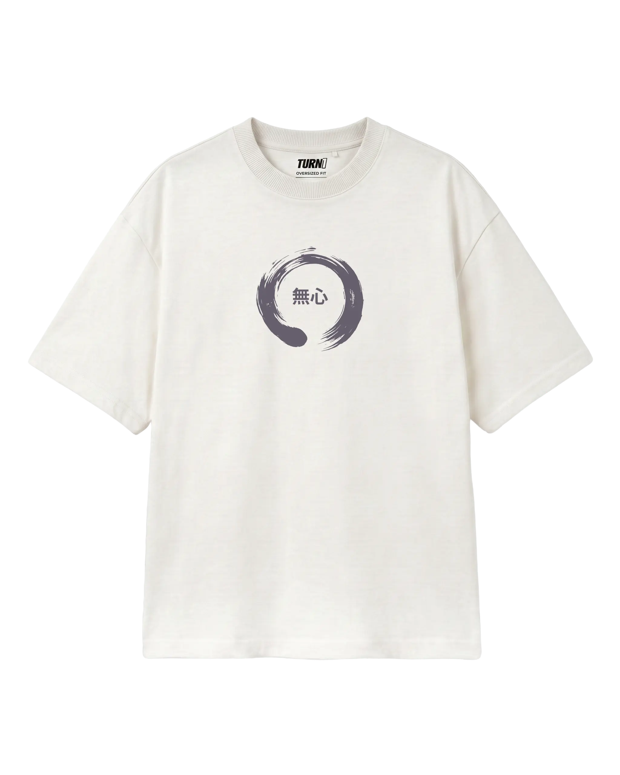 Tokyo Race Vibes F1 Unisex Oversized T-shirt Off-White Front View | Turn1 India